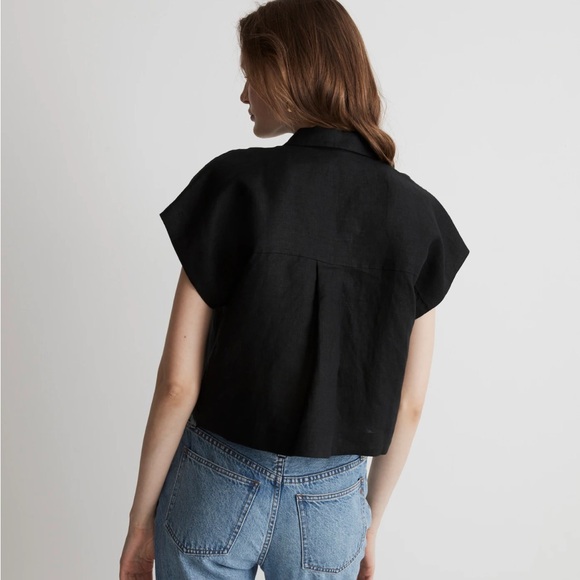 Madewell 100% Linen Dolman Shirt - Picture 3 of 9